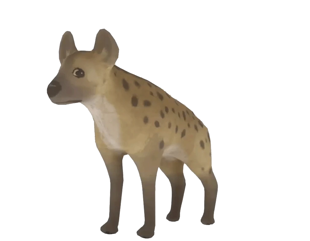 Rolling hyena